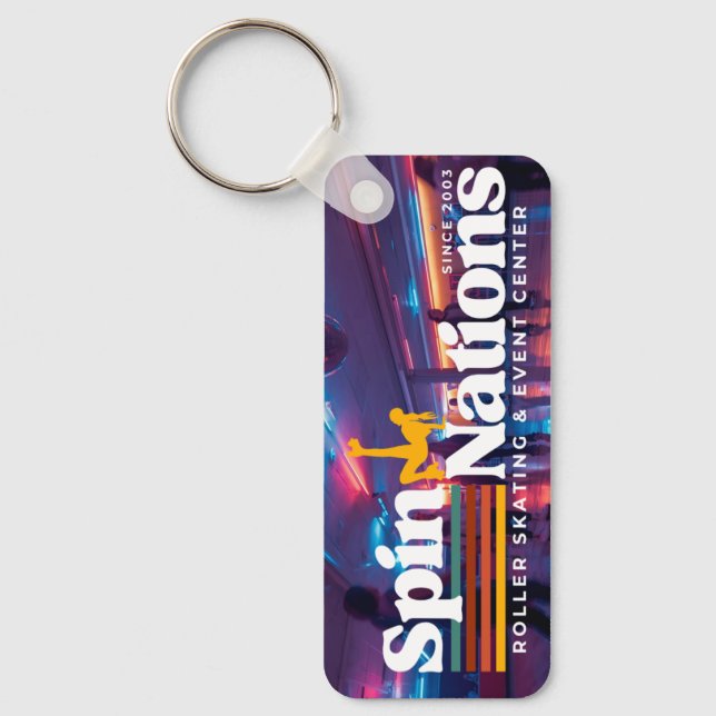 Chaveiro 2025 RETRO Spinnations Keychain (Frente)