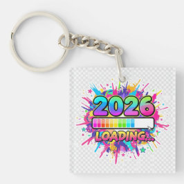 Chaveiro 2026 Loading... Progress Bar Sticker