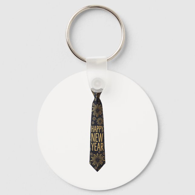 Chaveiro 2026 New Year's Party Funny Fireworks Party New Ye (Frente)