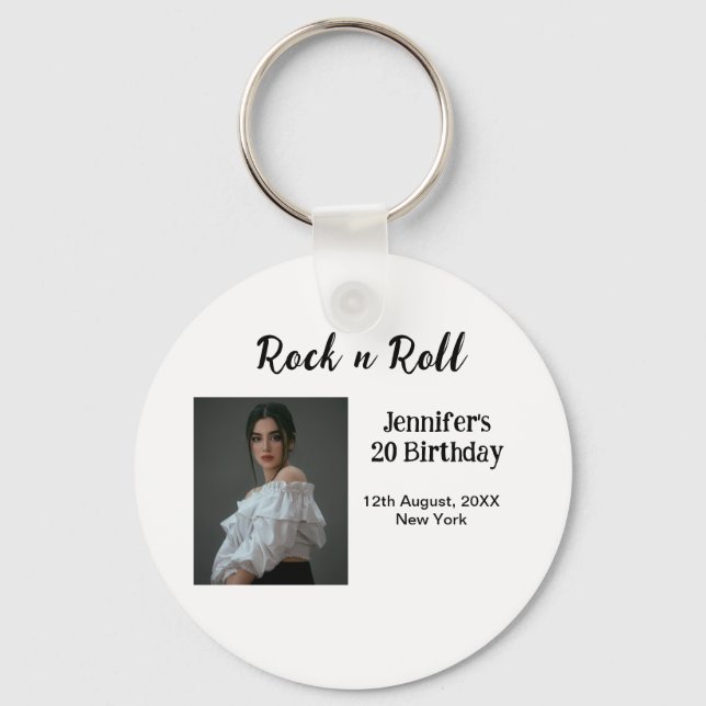 Chaveiro 20 do Rock n roll (Frente)