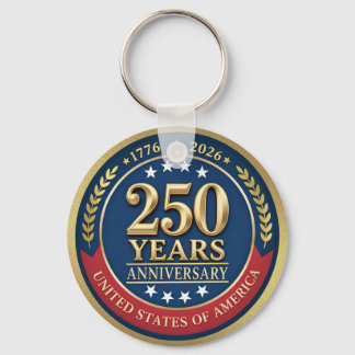 Chaveiro 250º Aniversário EUA Patriótico | 1776–2026