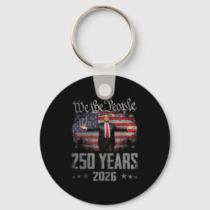Chaveiro 250 Anos 1776-2026 250º Trump Vintage Americano 4