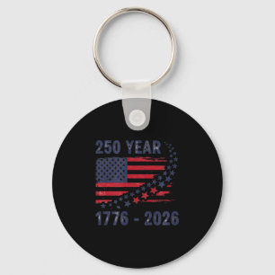Chaveiro 250 anos americano 1776 2026 250º usa patriótico