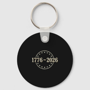 Chaveiro 250 anos bandeira americana - frente e verso 250 a