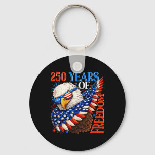 Chaveiro 250 Anos De Liberdade 1776 2026 Patriótico Ld Águi