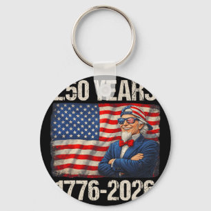 Chaveiro 250 Anos Tio Sam Bandeira Americana 250º Aniversár
