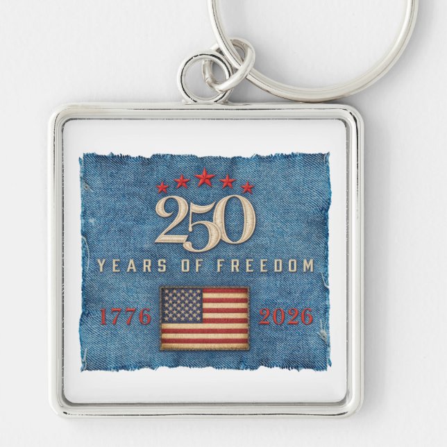 Chaveiro 250 Years of Freedom - Keychain (Frente)