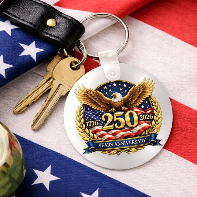 Chaveiro 250th USA Anniversary Eagle Emblem  (Criador carregado)