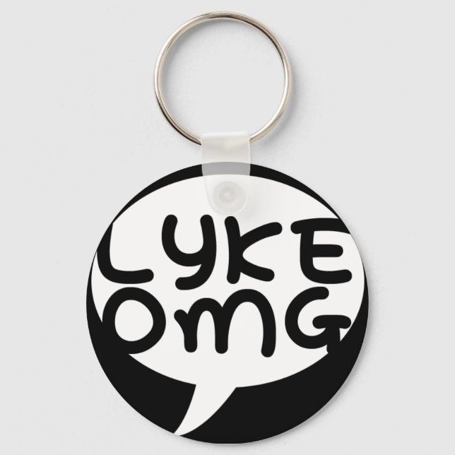 Chaveiro 2 1/4 pol. LYKE OMG Key Chain (Frente)