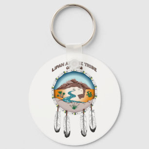 Chaveiro 2,25" corrente chave do protetor tribal redondo