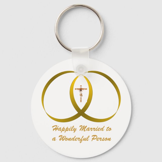 Chaveiro 2 anéis e JESUS, (Frente)