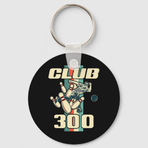 Chaveiro 300 Boliches do Clube 300 Retro de Camisas Vintage
