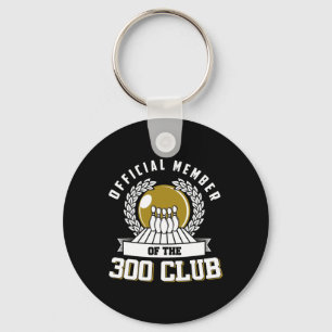 Chaveiro 300 Club Boliche Shirt 300 Game Bowler Gift