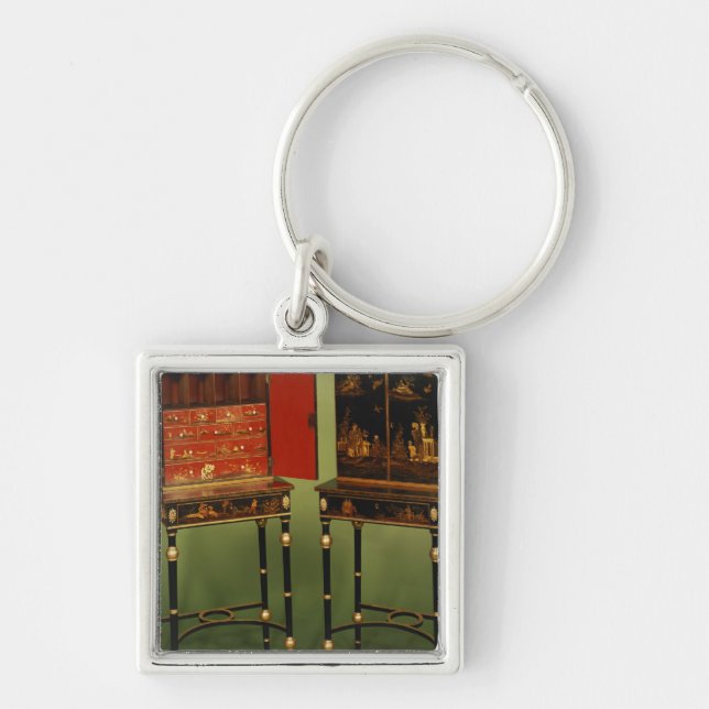 Chaveiro 32: Dois armários do Chinoiserie, c.1770 (Frente)