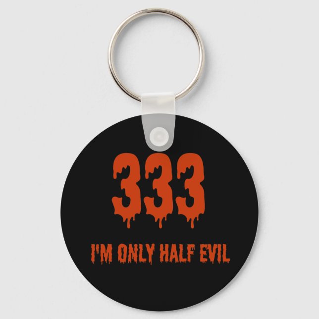 Chaveiro 333 Apenas Meia Mau (Frente)