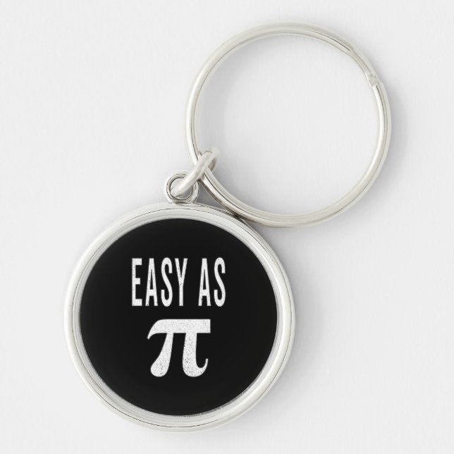 Chaveiro 3.14 Fácil De Enlouquecer Como Piada De Matemática (Frente)
