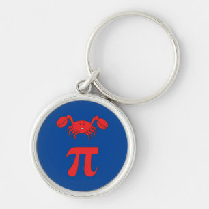 Chaveiro 3.14 Piada De Matemática Engraçada Pie Pun Crab
