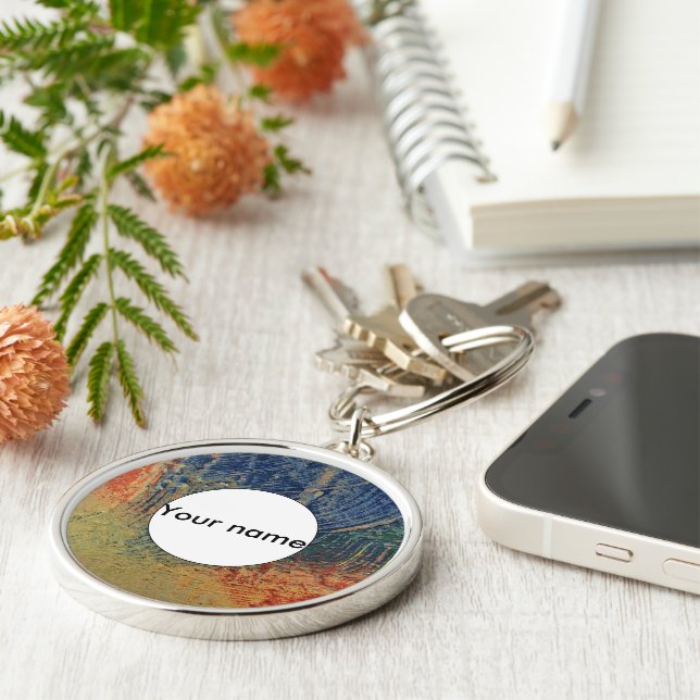 Chaveiro 3 cores tinta (Lateral)