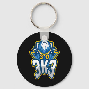 Chaveiro 3 K 3 Point Basball Record 3000 Três Ponteiros