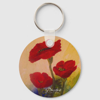 Chaveiro 3 Poppies
