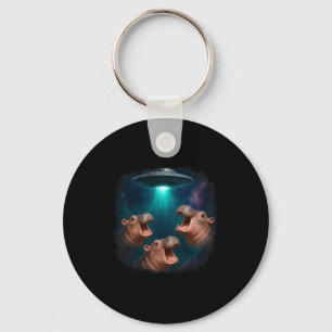 Chaveiro 3 Ufo Bebê Quadril Divertido Hiptamus Gráfico Aman