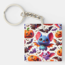 Chaveiro 3D cute bats halloween