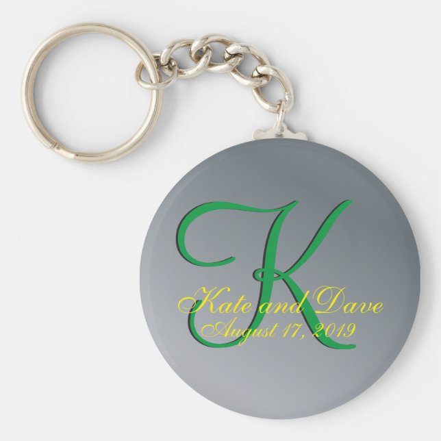 Chaveiro 3d Monogram Faux Pewter Amazing Fun keychain (Frente)