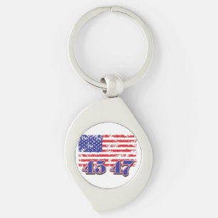 Chaveiro 45-47 Presidente TRump
