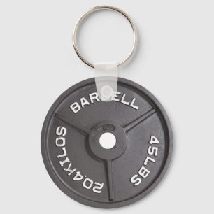 Chaveiro 45lb placa - Barbell