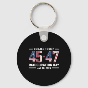 Chaveiro 47 Presidente Donald Trump Dia de Inauguração 2025