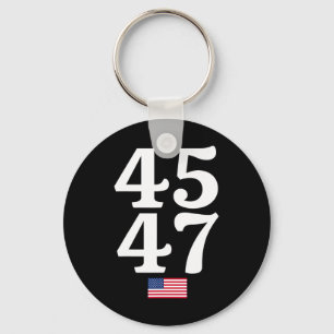 Chaveiro 47 Trump 2024 Bandeira Americana
