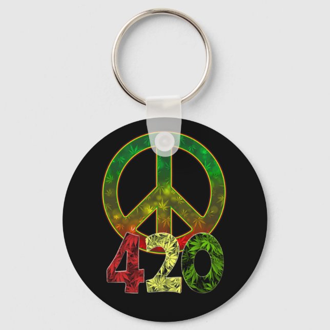 Chaveiro 4 20 Paz (Frente)