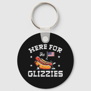 Chaveiro 4 De Julho Aqui Para Glizzies Hotdog Patriot Men W