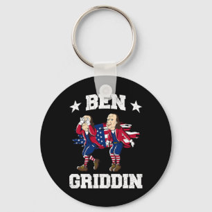 Chaveiro 4 De Julho Benjamin Franklin Griddy Ben Griddin 1