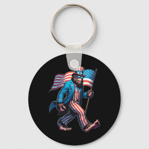 Chaveiro 4 De Julho Camisas Patriota Americana Bandeira Big