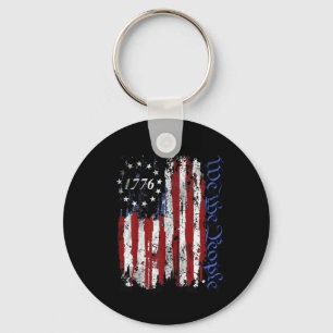 Chaveiro 4 De Julho Camisas Que São As Pessoas 1776, Bandei