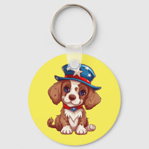 Chaveiro 4 de julho Cuppy com chapéu americano-71009