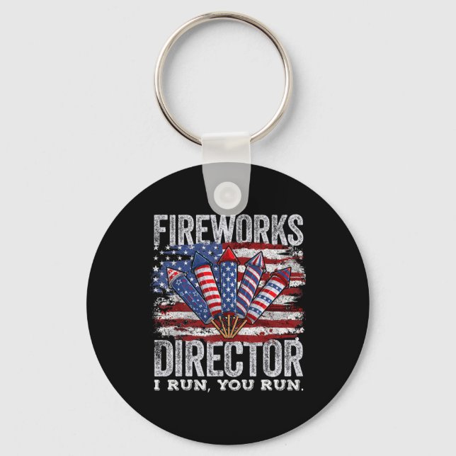 Chaveiro 4 De Julho Diretor De Fogos De Artifício Eu Lhe Li (Frente)