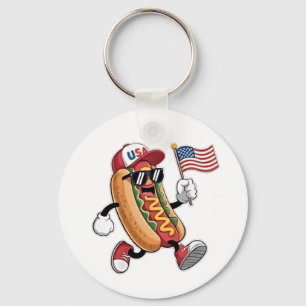 Chaveiro 4 de julho, Hotdog American Independence 1776