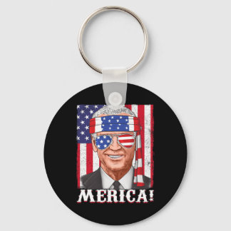 Chaveiro 4 de julho Joe Biden Merica USA Flag