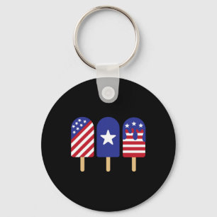 Chaveiro 4 De Julho Popsicle American Flag Sumo Patriótico
