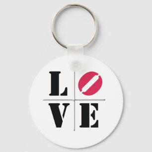 Chaveiro 4 Letra Word Love