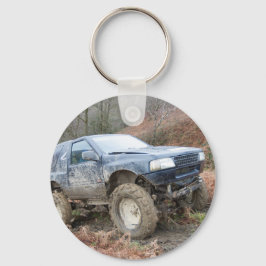 Chaveiro 4x4 desligado na lama