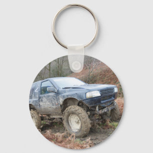 Chaveiro 4x4 fora de Roader na lama