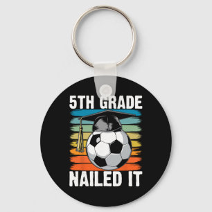 Chaveiro 5ª Série Acertou Bola de Futebol Gorro de Graduaçã
