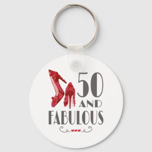 Chaveiro 50º Presente De Aniversário Im 50 E Presente Fab