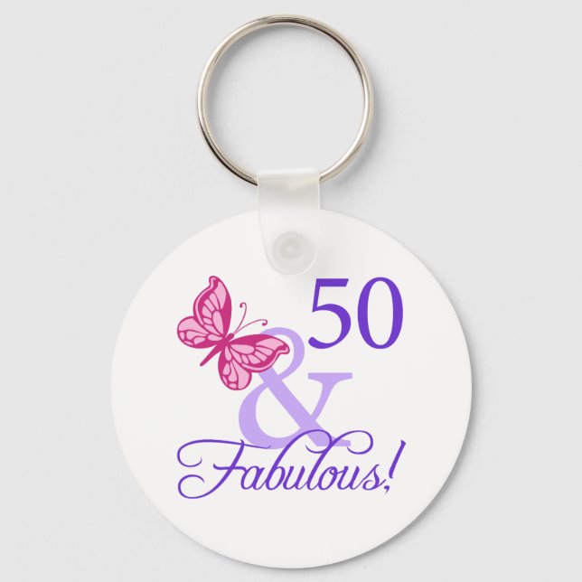 Chaveiro 50 E Fabuloso Aniversário (Frente)
