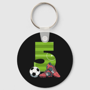 Chaveiro 5 Futebol de Aniversário Primeiro Futebolzinho de