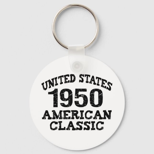 Chaveiro 60º presente de aniversário, 1950 (Frente)