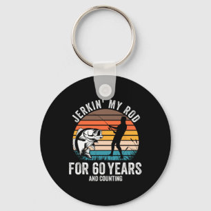 Chaveiro 60.º Presente De Aniversário Para Os Pescadores